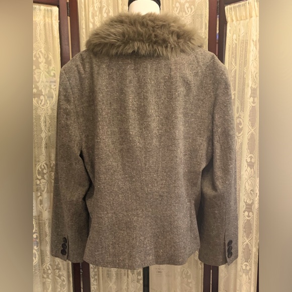 NORTON MCNAUGHTON TWEED JACKET BLAZER - SZ 18 - Picture 4 of 15